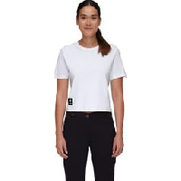 Photo T shirt cropped femme mammut massone patch blanc