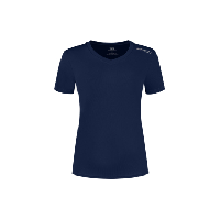 Photo T shirt de sport manches courtes rogelli femme bleu marine