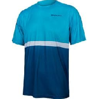 Photo T shirt endura singletrack core ii myrtille bleu