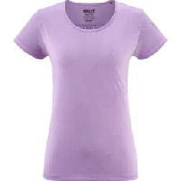 Photo T shirt femme millet hiking jacquard violet