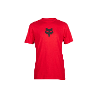 Photo T shirt fox head premium rouge