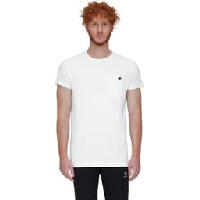 Photo T shirt mammut pocket off mountain blanc