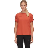 Photo T shirt mammut tech rose terracotta femme