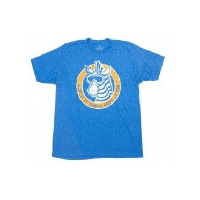 Photo T shirt manches courtes fairdale debra zebra heather royal bleu