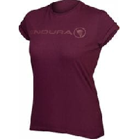 Photo T shirt manches courtes femme endura one clan mure violet