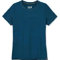 Photo T shirt manches courtes femme smartwool merinos short sleeve bleu