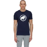 Photo T shirt manches courtes mammut core bleu marine