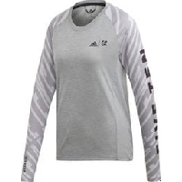 Photo T shirt manches longues adidas five ten femme trailcross ls gris