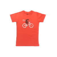 Photo T shirt marcel pignon enfant herisson orange