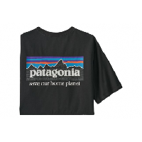 Photo T shirt patagonia p 6 mission organic noir homme