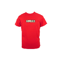 Photo T shirt sunday x baker red ltd edition