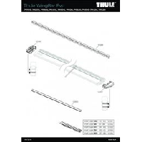 Photo Thule 52994 guide wingbar evo 7114 thule