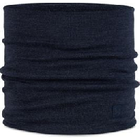 Photo Tour de cou unisexe buff merino heavyweight bleu indigo