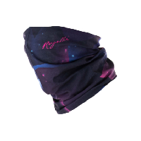 Photo Tour de cou velo rogelli scarf unisexe noir rose bleu