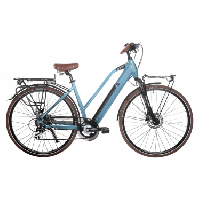Photo Velo de ville electrique bicyklet camille shimano acera altus 8v 504 wh 700 mm bleu