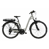 Photo Velo de ville electrique bicyklet louison shimano tourney 6v 400 wh 700 mm gris