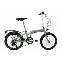 Photo Velo pliant bicyklet oscar shimano tourney 6v 20 vert wood