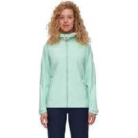 Photo Veste a capuche femme mammut convey 3 in 1 vert clair