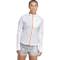 Photo Veste coupe vent adidas running fast blanc femme