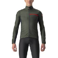 Photo Veste coupe vent castelli squadra stretch vert kaki gris fonce