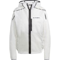 Photo Veste coupe vent femme adidas terrex agravic blanc