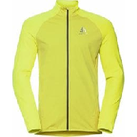 Photo Veste coupe vent odlo zeroweight warm hybrid jaune