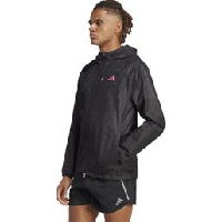 Photo Veste impermeable adidas running adizero noir