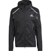 Photo Veste impermeable adidas running marathon noir homme