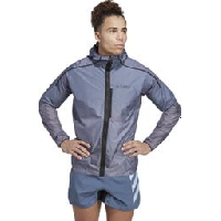 Photo Veste impermeable adidas terrex agravic windweave gris