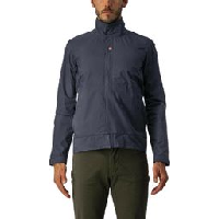 Photo Veste impermeable castelli commuter reflex bleu fonce