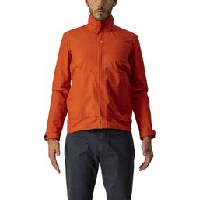 Photo Veste impermeable castelli commuter reflex rouge