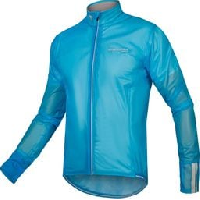 Photo Veste impermeable endura fs260 pro adrenaline race cape ii bleu fluo