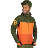 Photo Veste impermeable endura singletrack ii vert orange xxl