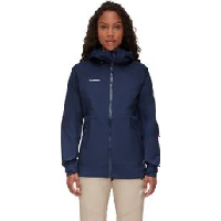 Photo Veste impermeable femme mammut convey tour bleu marine