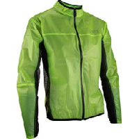 Photo Veste impermeable leatt racecover lime vert