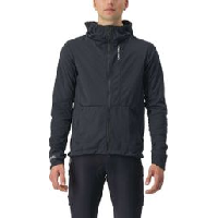 Photo Veste manches longues castelli trail hoodie noir