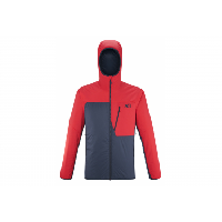 Photo Veste thermique millet magma hybrid hoodie noir rouge homme
