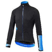 Photo Veste vélo hiver Dotout Polar Wool Jacket 2022 noir L bleu noir L bleu