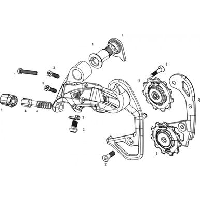 Photo Vis de tension n 4 red new sram derailleur arriere red22 force22 red 2013