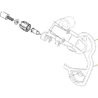 Photo Vis tension cable derailleur arriere sram force rival apex