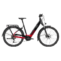 Photo Vtc electrique cannondale tesoro neo x 2 low step shimano deore 10v 625 wh 29 rouge
