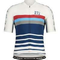 Photo maillot manches courtes maloja furglerm blanc bleu