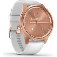 Photo vivomove style montre connectee a aiguilles mecaniques et ecran tactile suivi gps rose gold white